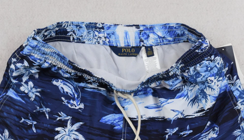 Polo Ralph Lauren Bañador Calzoncillos Natación Pantalones Cortos Estampado Tropical XL NUEVO CON ETIQUETAS Foto 3 de 4