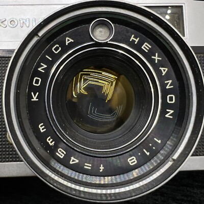 1965 Vintage Old Camera Konica Auto S2 45mm F/1.8 Lens Hexanon