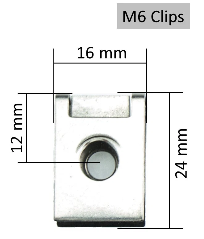 Blechmutter M5 M6 Clipse Klemmen Schnappmutter Federmutter metrisch - Bild 4 von 4