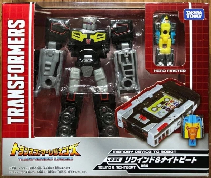 Takara TOMY Transformers Legends LG 28 Rewind Nightbeat Action Figure in stock