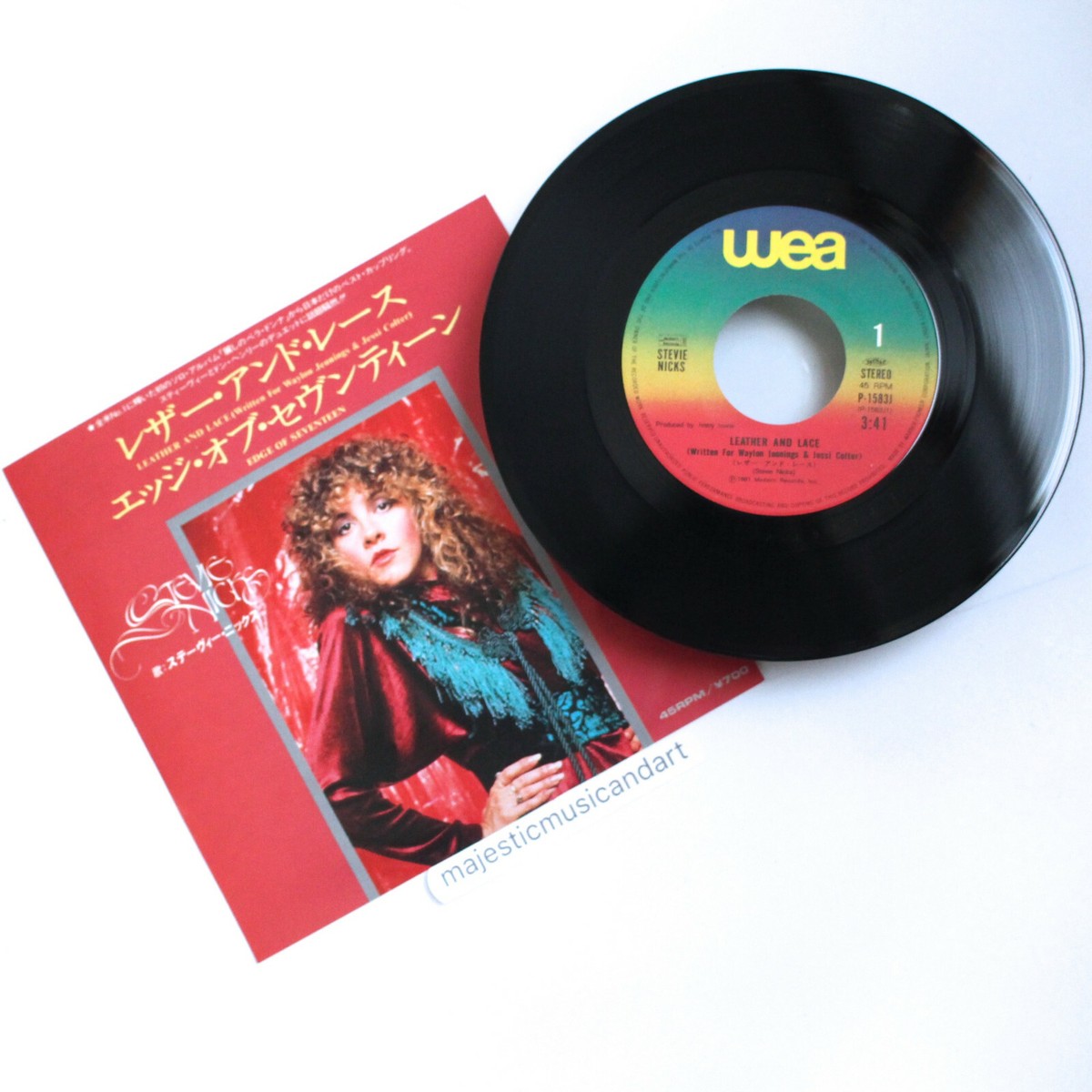 VERY RARE 1981 STEVIE NICKS LEATHER AND LACE 7