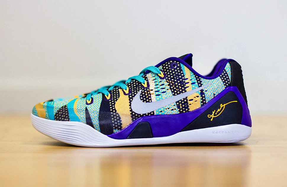 NIKE Kobe 9 IX EM POP ART Purple Grey Black White MultiColor WTK What The Low 11