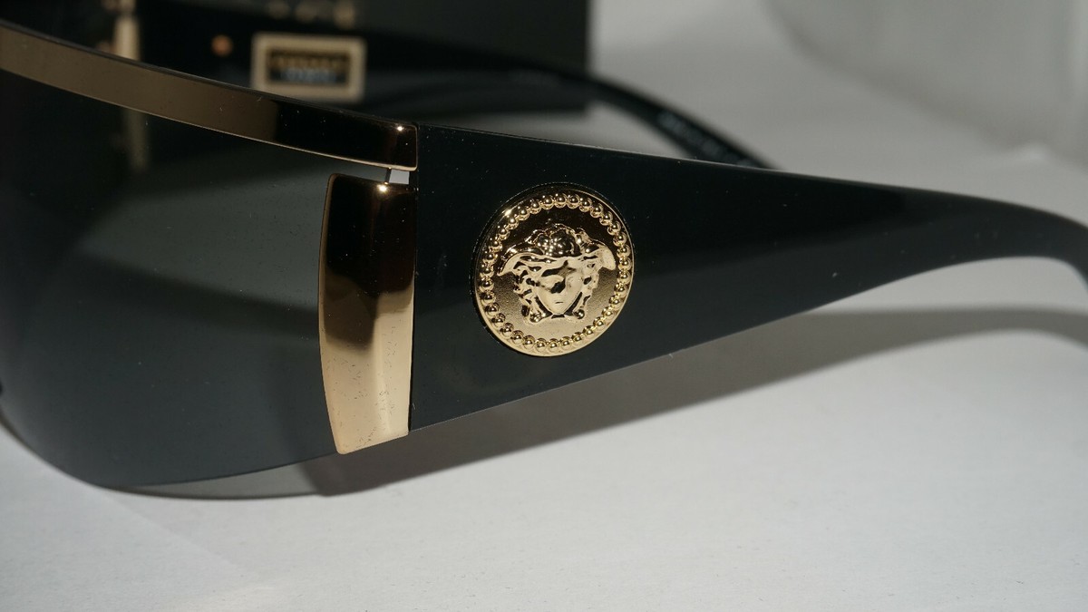 VERSACE MOD.2197 1000/6G TRIBUTE COLLECTION Black & Gold New  display picture 1