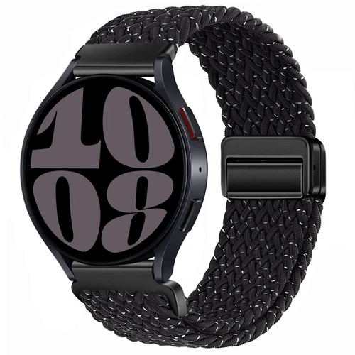 Correa de reloj de pulsera magnética de nailon trenzado de 18 mm 20 mm 22 mm correa de liberación rápida - Imagen 93 de 169