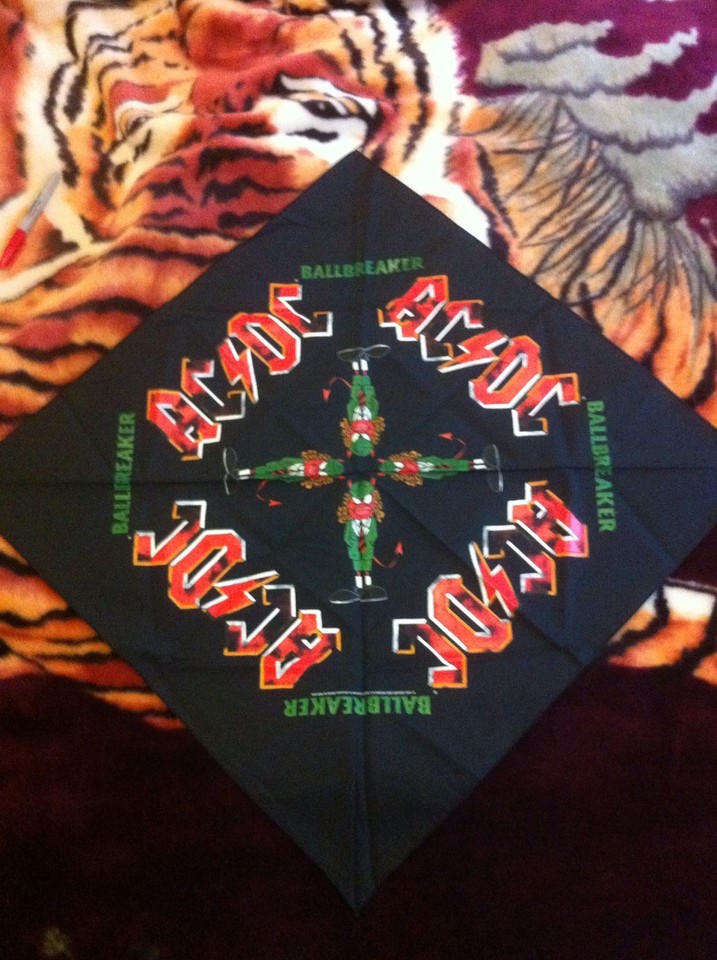 AC/DC VINTAGE 1995 Ballbreaker Concert Rare /brockum / Bandana | eBay