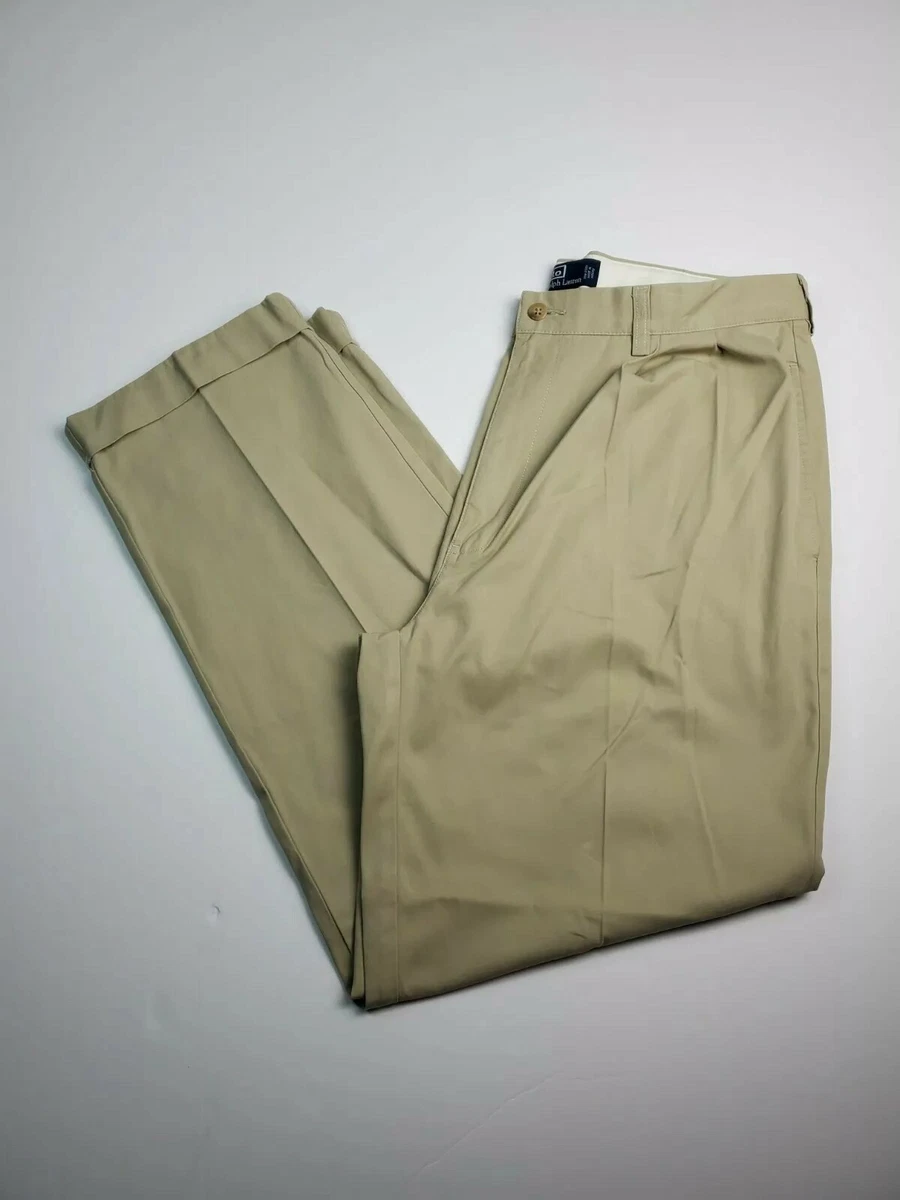 Polo Ralph Lauren Hammond Pant Pleated Cuffed Chino Pants Men'