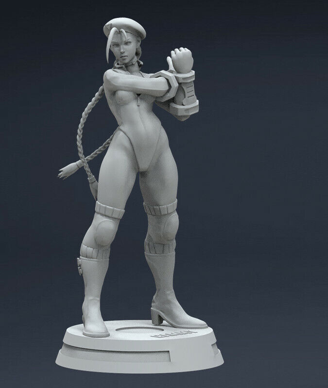 Cammy Street Fighter Fan Art Statue 3d Printable 3D model 3D