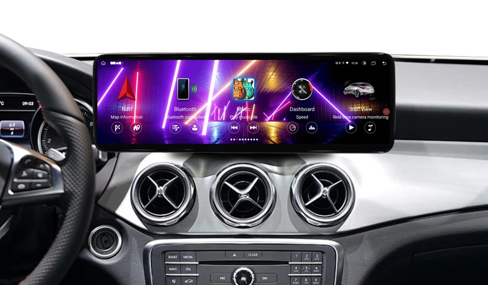 Radio de coche de 14,9" para Mercedes Benz GLA CLA clase A/B 2015-2018 GPS estéreo actualización Foto 2 de 4