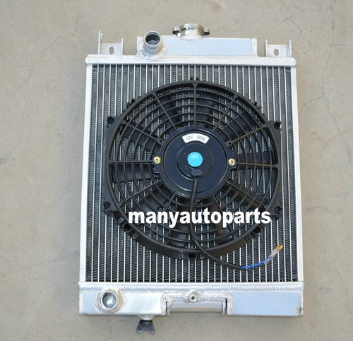 40MM 2 core FOR Suzuki Swift GTI 1989-1994 Aluminium Radiator & one fan - Picture 2 of 9