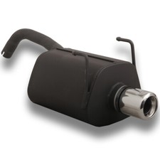 Ulter Sportauspuff Endschalldämpfer für Ford KA Bj ab 2008 1.2l 1.3 TDCi 1x80mm