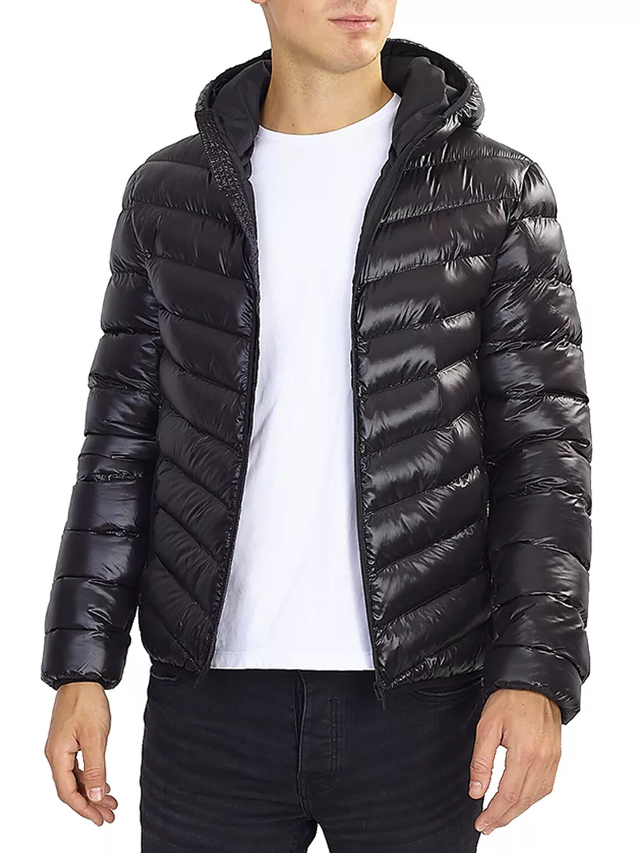 Boys black bubble coat deals