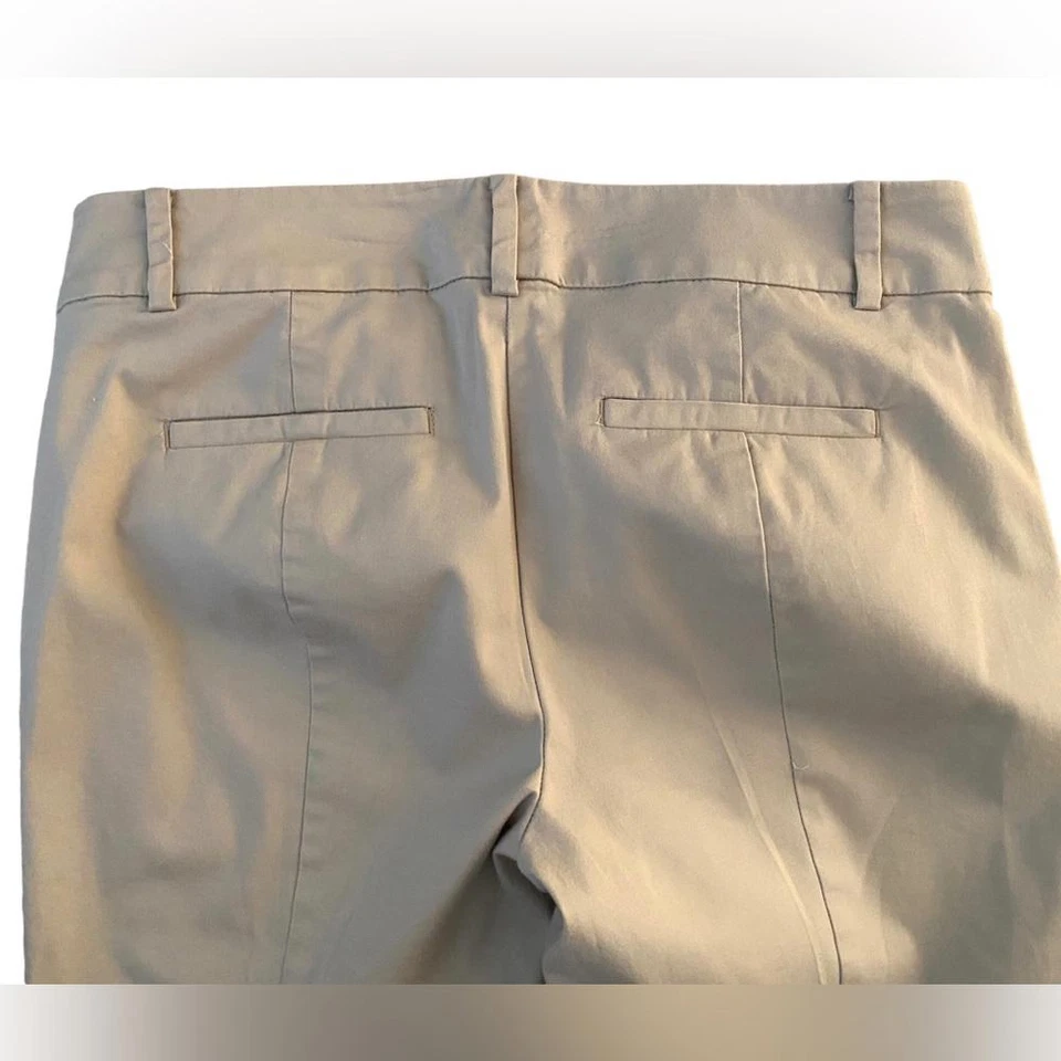 ANN TAYLOR Cambridge Crop Capri Tan Beige Pant Women 6P 6 Petite - Image 4 of 4