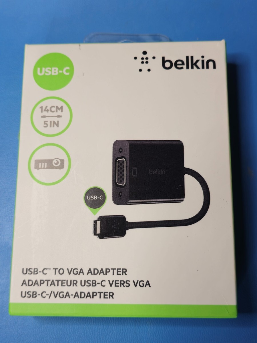 Belkin USB-C to VGA ADAPTER Cable 5in