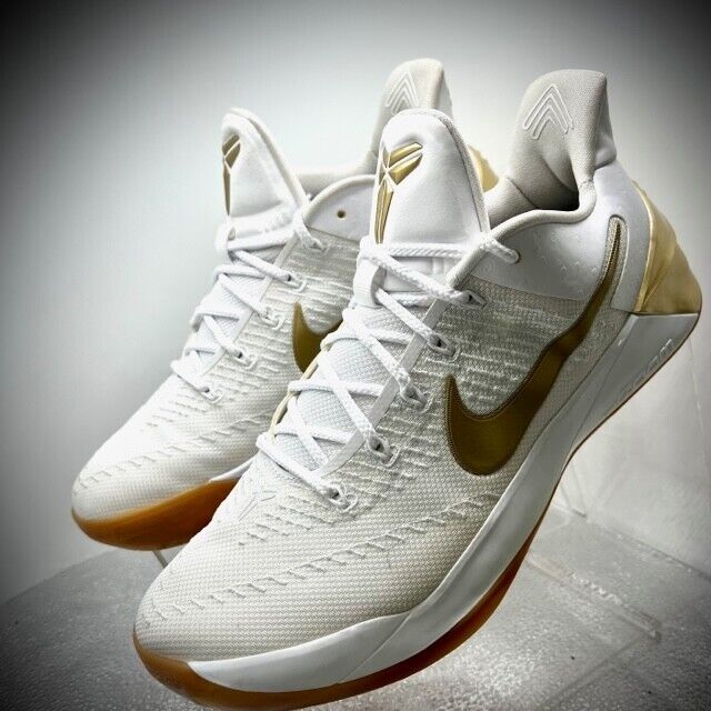 Nike Kobe A.D. White Gold Big Stage 852425-107 Men's Size Nike Kobe A.D. White Gold Big Stage 852425-107 Men's Size