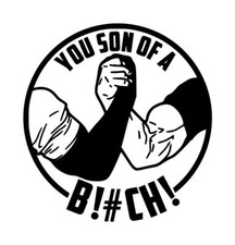 Predator Movie Handshake Decal 2 4"x4.25" Choose Color