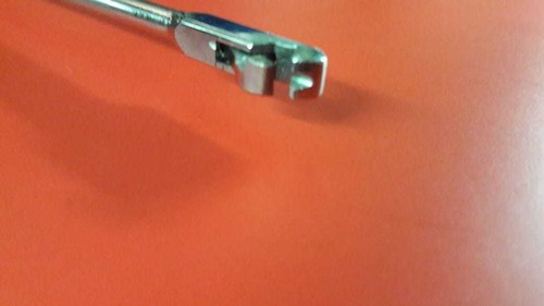 Pinza per sutura artroscopia laparoscopia albero 5 mm ginecologia urologia acciaio - Foto 5 di 15