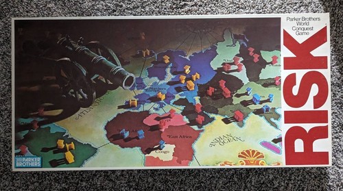 Vintage 1980 RISK Board Game Parker Brothers World Conquest USA NEVER PLAYED! - 第 1/5 張圖片