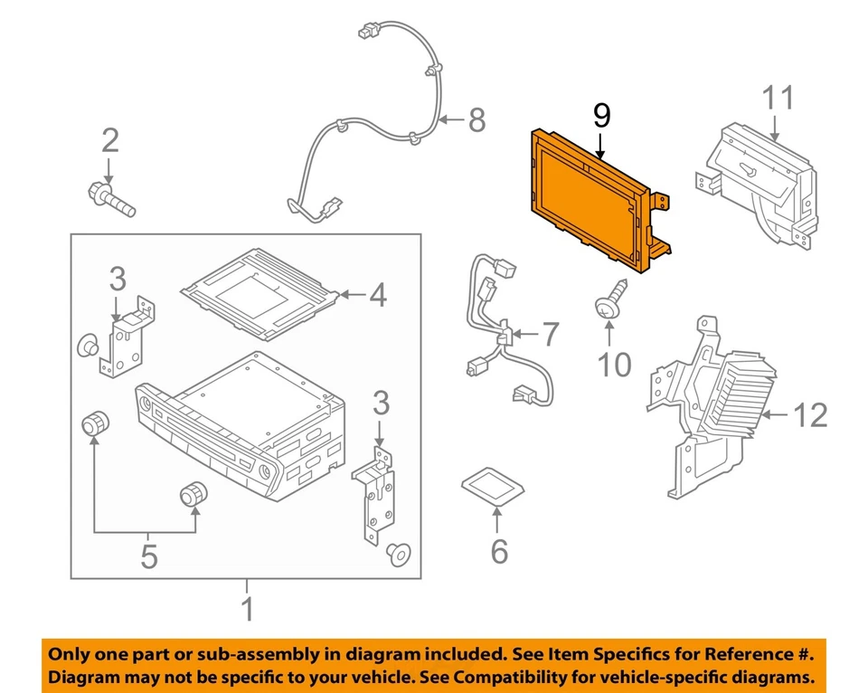 Pantalla de infoentretenimiento usada se adapta a: Hyundai Genesis 2015 pantalla ID 96525B155 Foto 3 de 4