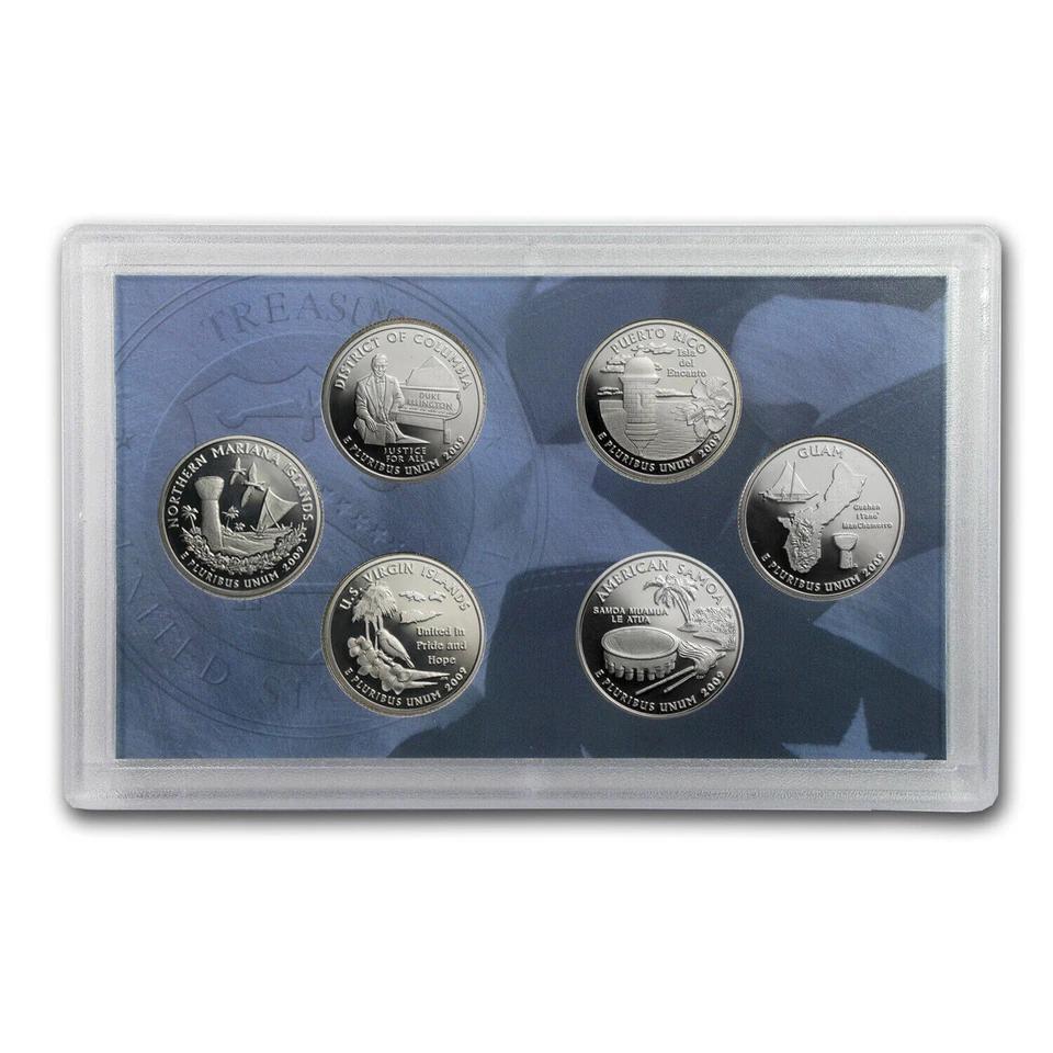 2009-S D.C. and U.S. Territories Quarters Proof Set USA 🇺🇸 - Image 2 of 3