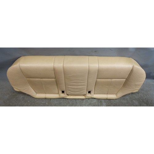 97-03 BMW E39 5-Series Sedan Rear Seat Bottom Bench Cushion Beige Leather OEM - Picture 2 of 10