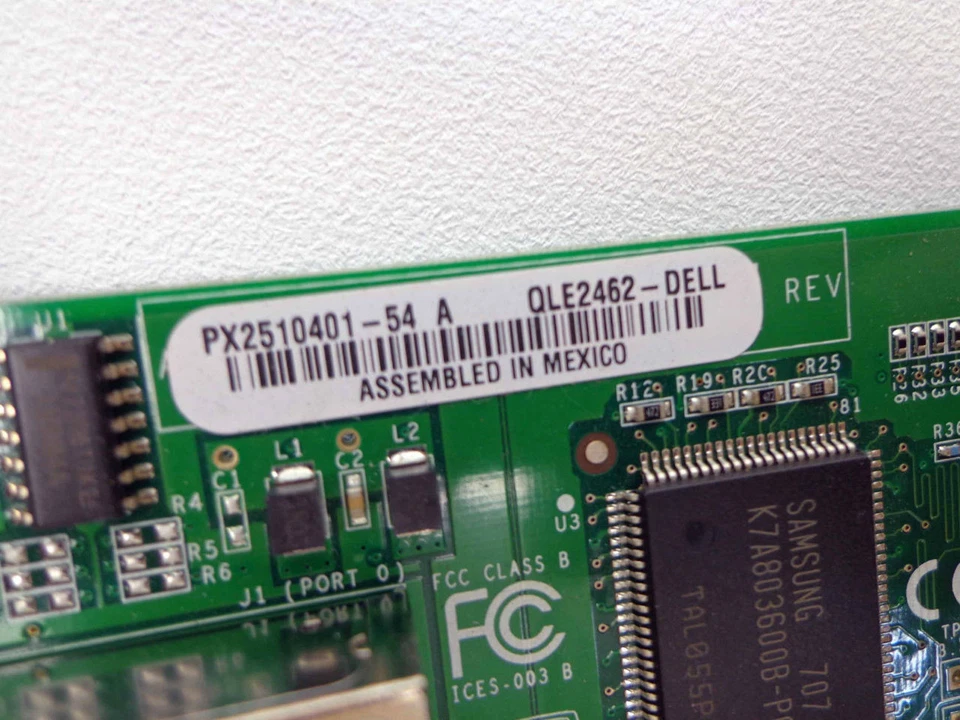 Dell Qlogic QLE2462-DELL PX2510401-54 Dual-Port 4Gb/s Fibre PCIe HBA Card - Image 4 of 4