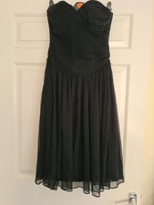 Oasis Black Dress Size 10 Party Evening Dress 💖d