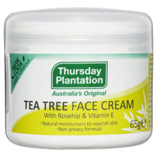 Thursday Plantation Tea Tree Face Cream 65g Rosehip & Vitamin E Nourish Skin