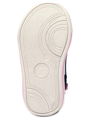 Wonder Nation Baby Girl SIZE 6 (18 months Butterfly High Top Sneakers COLOR BLUE - Picture 7 of 13