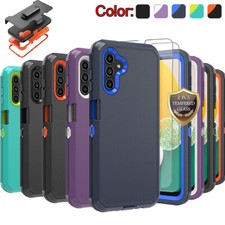 For Samsung Galaxy A13 A14 A15 A25 5G Case Shockproof Rugged Cover Belt Clip
