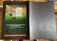 bitburger magnettafel mit 17 Kronkorken