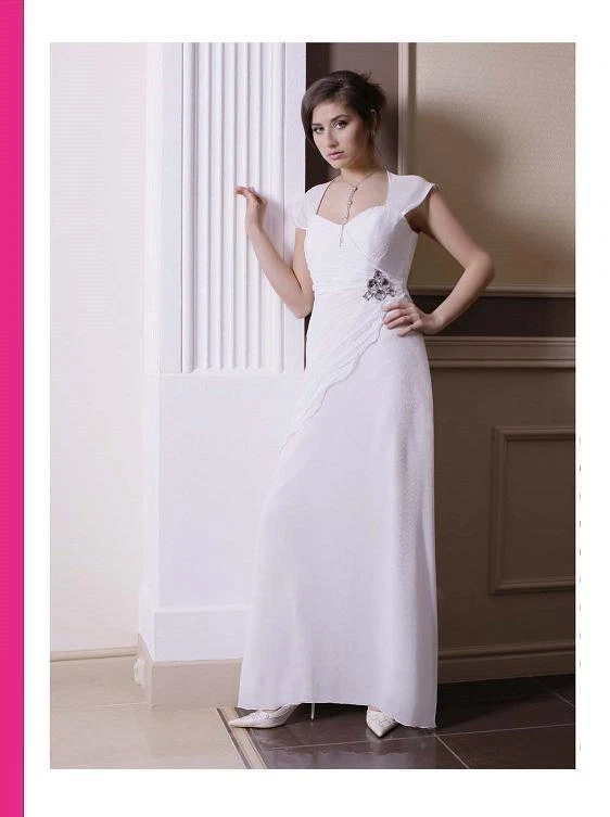 Hochzeitskleid Brautkleid Hochzeit Abiball Abendkleid Braut Kleid weiß Gr. 36-52 - Bild 1 von 1