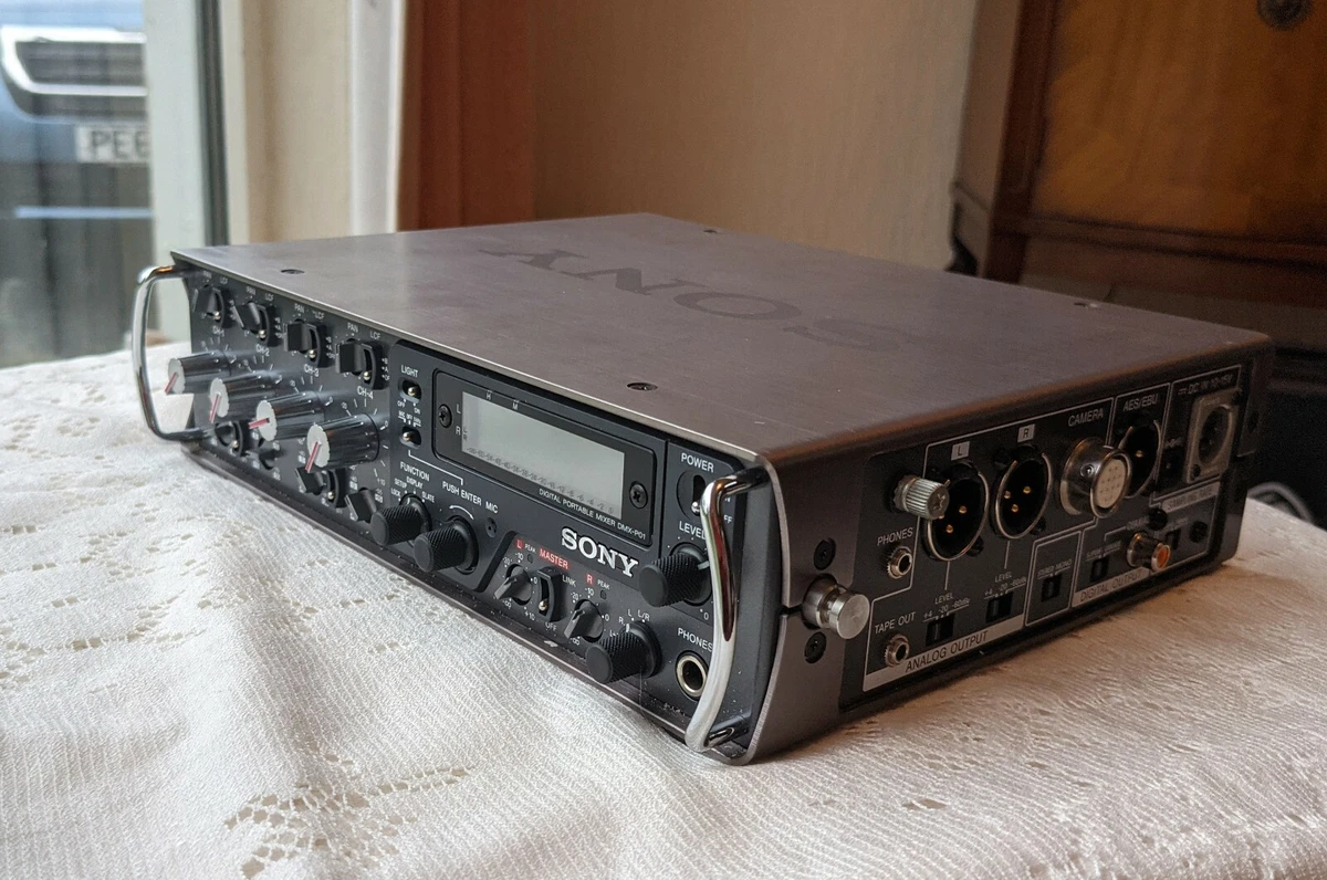 Sony DMX-01 Portable 4-Channel Digital Mixer Used But Good