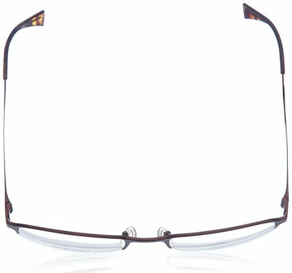 GIORGIO ARMANI GA832 P0F MATTE BROWN TITANIUM METAL SEMI-RIM FRAME 52-20-140 - Image 3 of 3