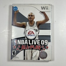 NBA Live 09 All-Play - Nintendo Wii-pre owned W/O Manual