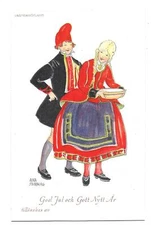 Aina Stenberg Original Swedish Artist sign Västergötland Province Sweden Holm PC