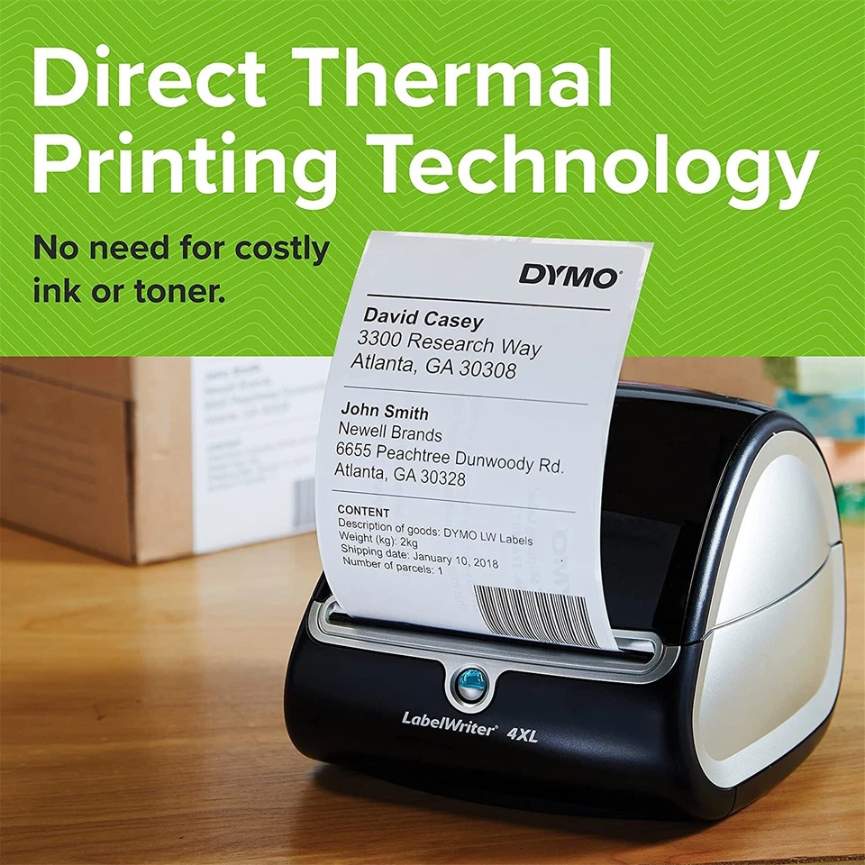 DYMO LabelWriter 4XL Shipping Label Printer, Prints 4" x 6" Extra Large Shipping - Image 2 of 3