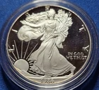 A 1986 S Proof $1 American Silver Eagle In OGP COA