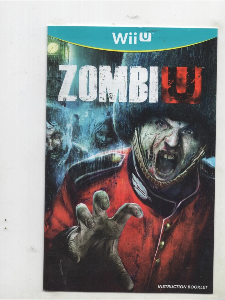 Zombi-U Wii-U Manual Only Authentic Original - Image 1 of 1