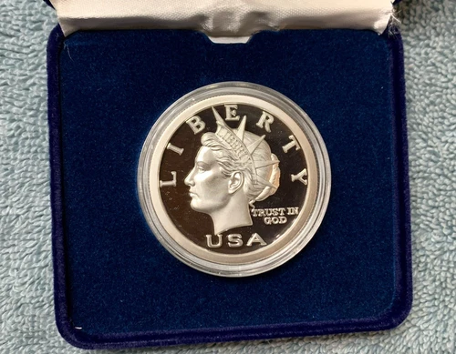2004 $20 Proof Piefort Liberty Dollar 2 OZ .999 Silver Medal USA #446 RARE!