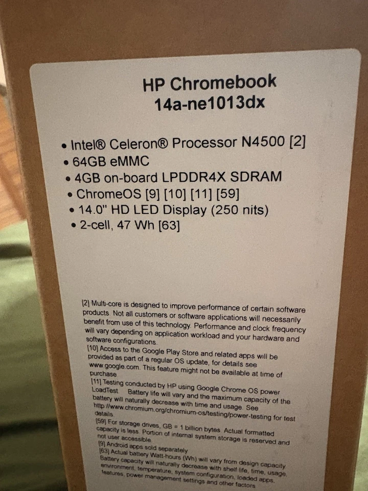 HP - 14" Chromebook - Intel Celeron - 4GB Memory - 64GB eMMC - Modern Grey - Image 4 of 4