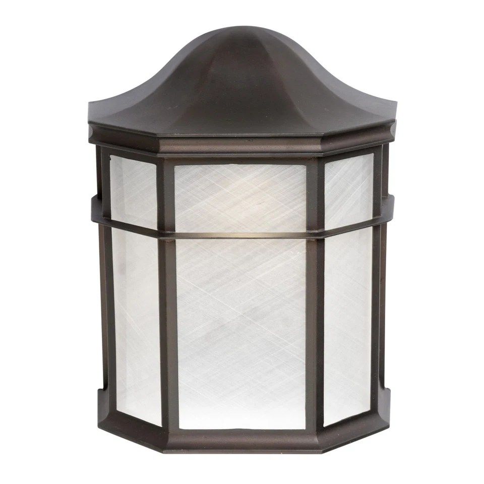 Forte Lighting 17104 1 Light 10" Tall LED Outdoor Wall Sconce - Bronze - Image 2 of 3