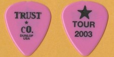 Trust Company 2003 The Lonely Position of Neutral concert tour band Guitar Pick