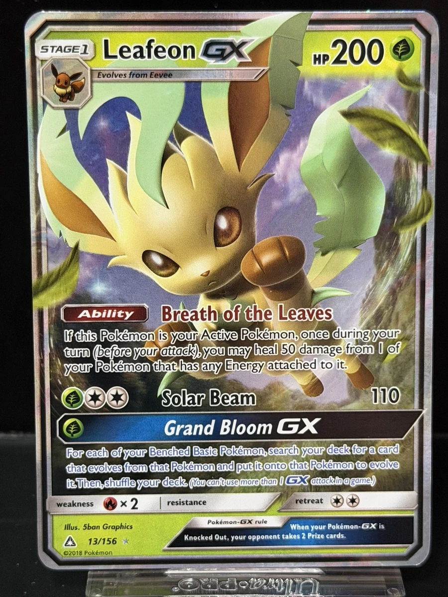 leafeon gx pokemon card value Amazon.com: Pokemon – Leafeon GX SM146 – Black Star Promo – Holo main image 1