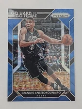 2016-17 Panini Prizm - Go Hard or Go Home Giannis Antetokounmpo #6 Blue Wave