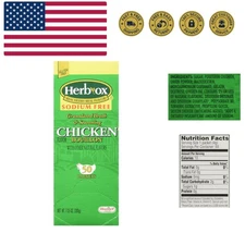 Hormel Herb Ox Chicken Bouillon Sodium Free 50 Packets