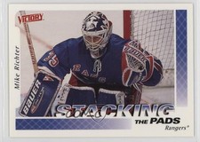 1999-00 Upper Deck Victory Stacking the Pads Mike Richter #390 a0n