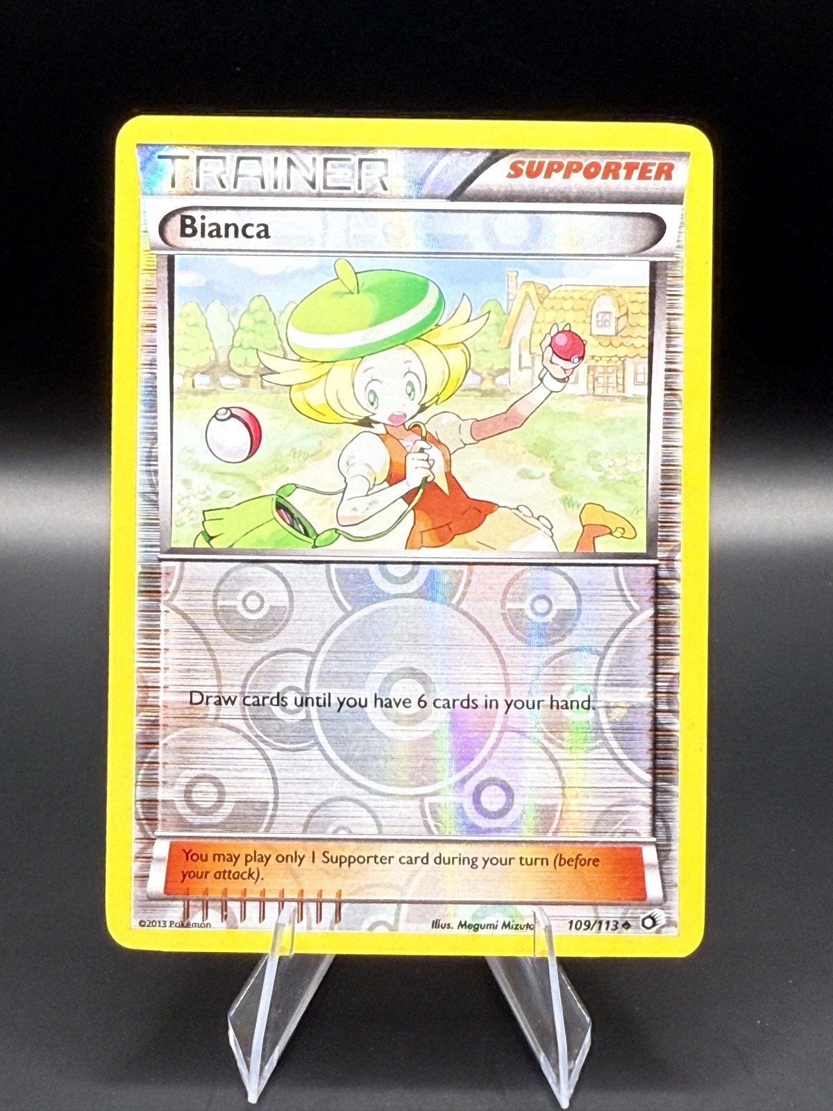 Bianca 109/113 B&W Legendary Treasures Reverse Holo Pokemon Card - LP