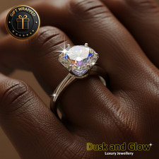 2CT SILVER ZIRCONIA RING BAND WOMEN LADIES WEDDING ENGAGEMENT GIFT UK BRAND NEW