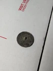 Dug Civil War era flat  button