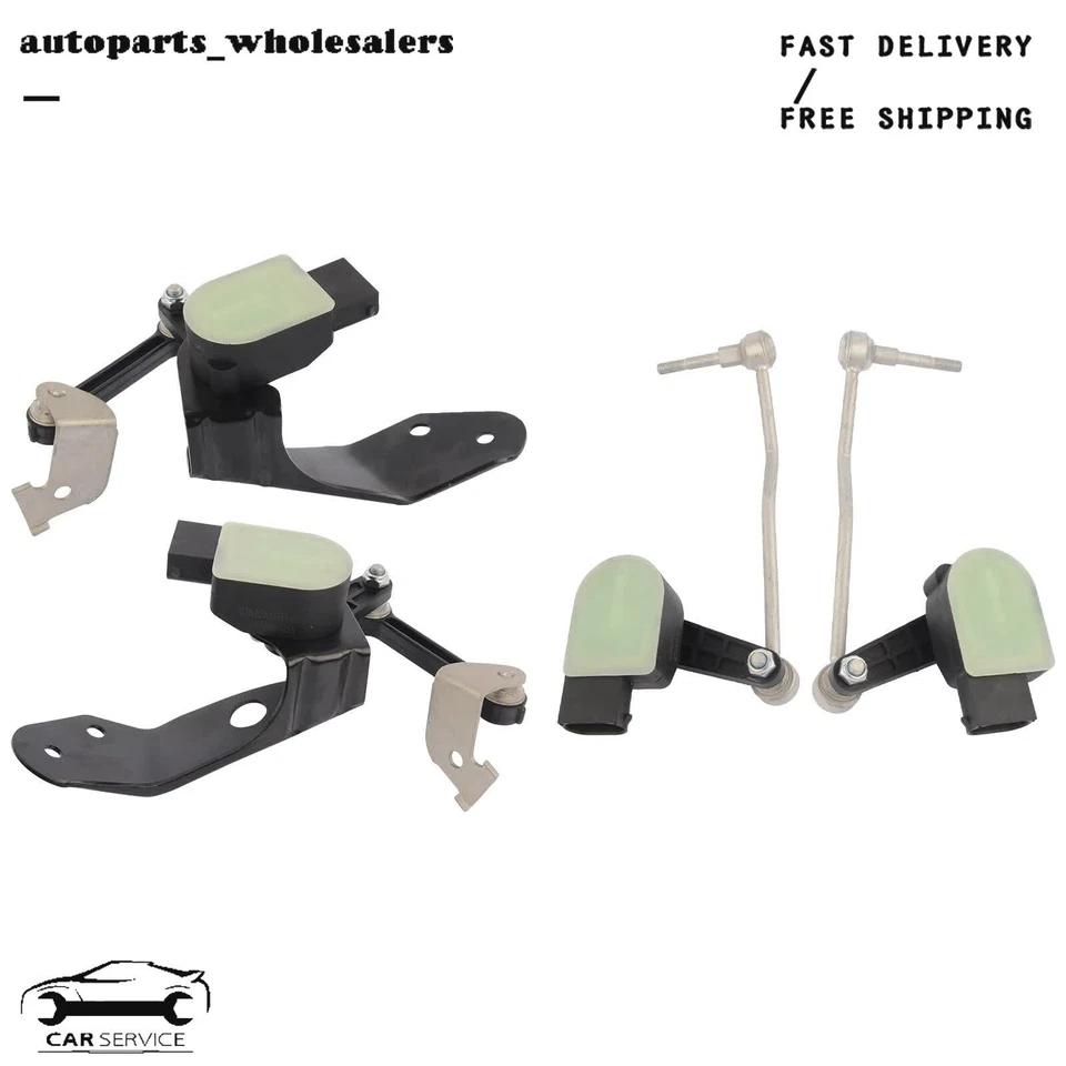 4PCS High-Quality Front & Rear Height Level Sensors For 04-2010 Audi A8 Quattro - Image 3 of 4